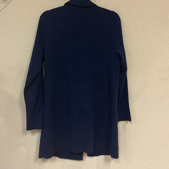 Nine West womans Navy Blue sweater blazer size M - Picture 6 of 6